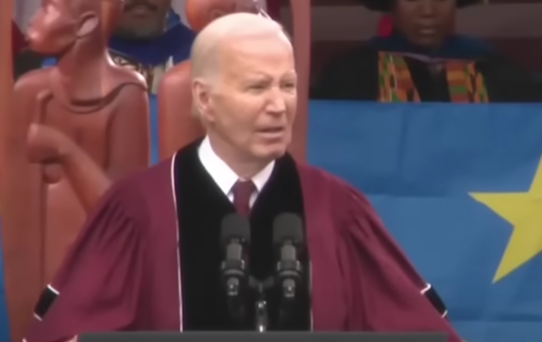 Students Turn Backs on Biden During Commencement Speech at MLK’s Alma ...